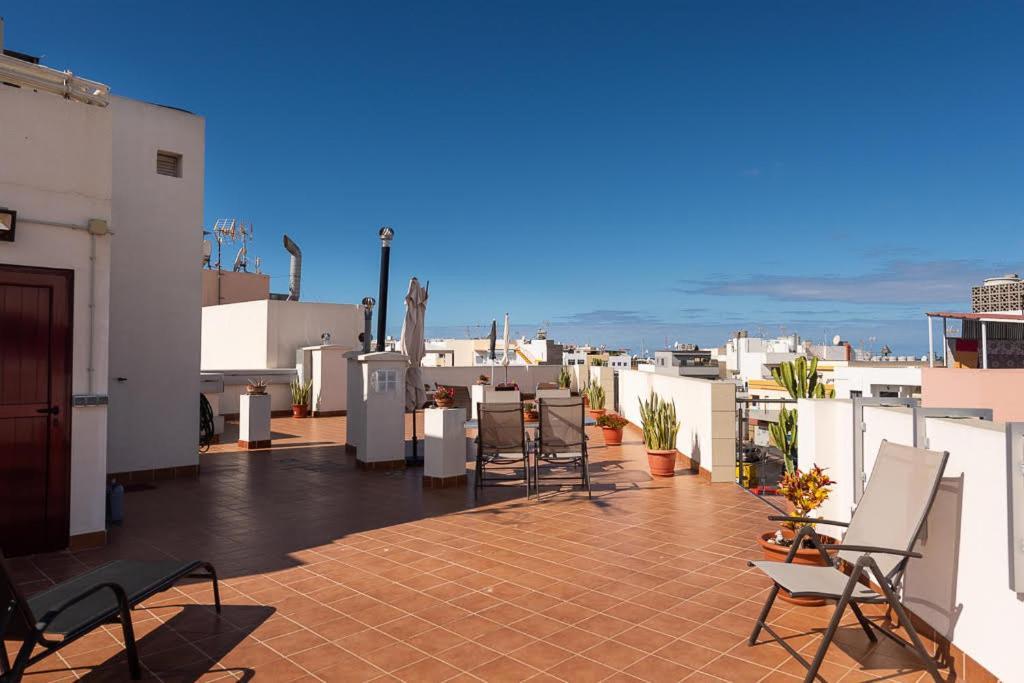 Apartamento Arguineguín, en el casco marinero con sol todo el año Exterior foto